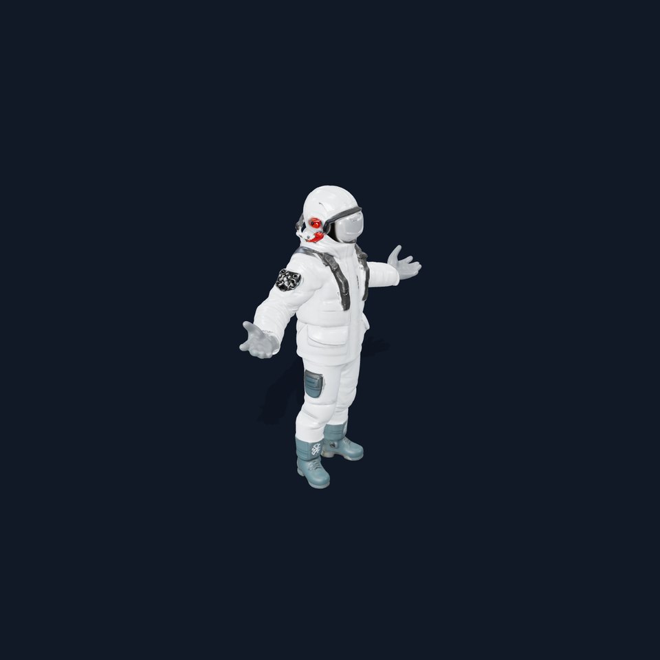 Frost Explorer in Arctic Survival Suit D Model